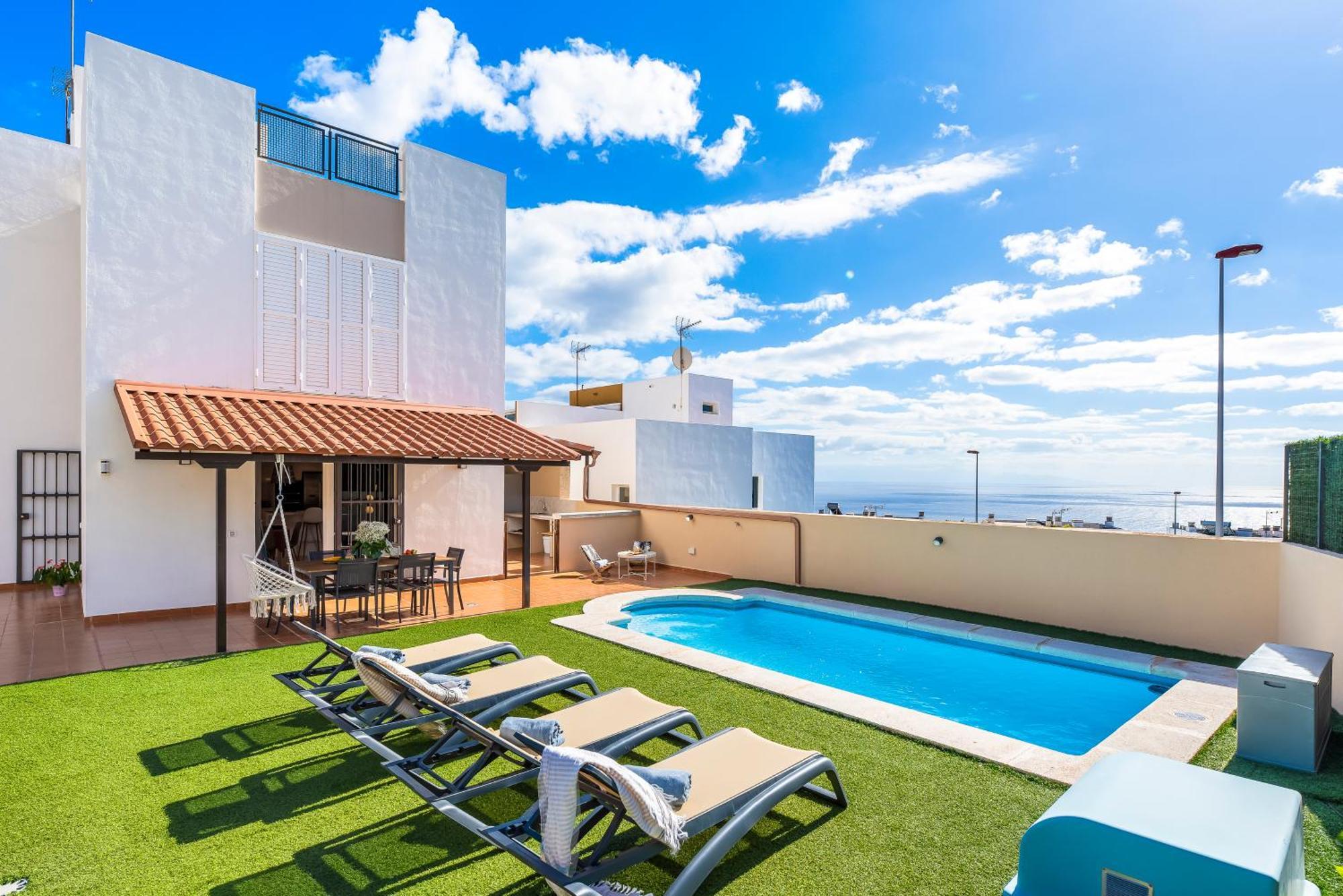 Villa Trueno Refugio De Lujo Con Piscina Climatizada Y Vistas Candelaria Exteriér fotografie